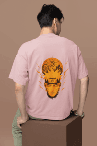 Naruto Kurama oversized anime streetwear tee