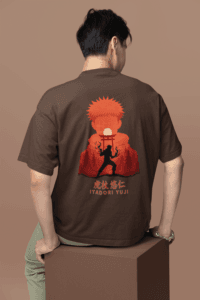 Vessel of Sukuna Itadori Yuji Oversized Tee anime oversized streetwear t shirt front and back design