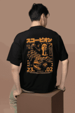 Scorpion Code oversized anime streetwear tee