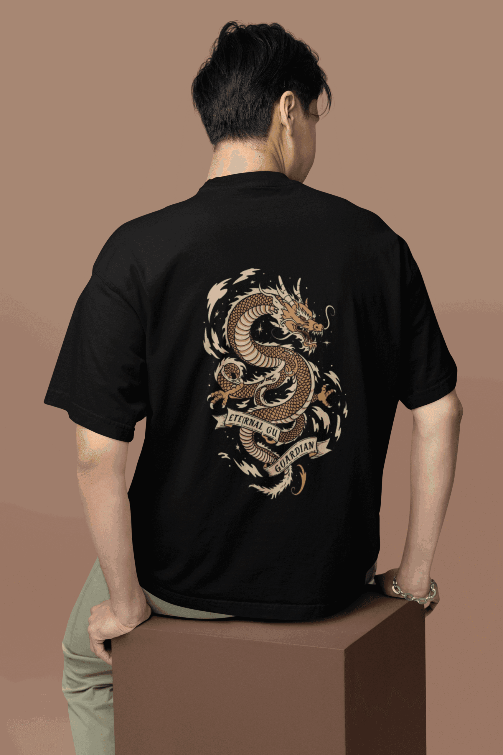 Eternal GU oversized anime streetwear tee Eternal GU oversized anime streetwear tee