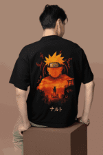 Shinobi Spirit oversized anime streetwear tee