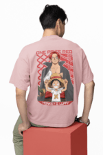 Inherited Will Shanks & Luffy Oversized Tee | Mist & Cozy - Mist & Cozy