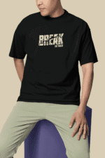 Break the Norm Street Rebel oversized anime streetwear tee