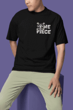 Sail to the New World Luffy oversized anime streetwear tee