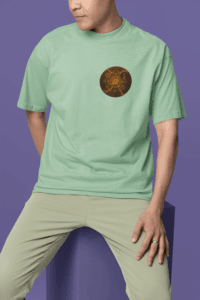 Naruto Kurama oversized anime streetwear tee