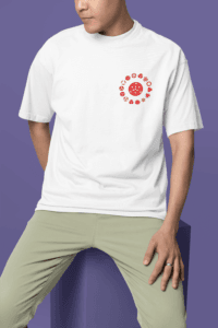 Eyes of the Uchiha Sharingan Oversized Tee anime oversized streetwear t shirt front and back design