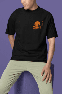 Pirate Legacy Straw Hat Crew Oversized Tee anime oversized streetwear t shirt front and back design