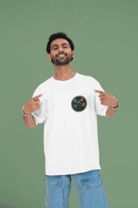 Balance the Elements Avatar oversized anime streetwear tee