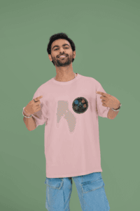 Balance the Elements Avatar oversized anime streetwear tee