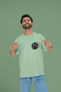Balance the Elements Avatar oversized anime streetwear tee