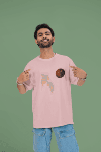 Naruto x Sasuke oversized anime streetwear tee