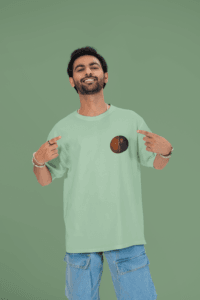 Naruto x Sasuke oversized anime streetwear tee