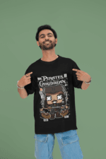 Sail the High Seas Pirates oversized anime streetwear tee