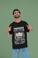 Lose Yourself Eminem oversized anime streetwear tee