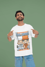 No Brains All Style Dumb and Dumber Tee oversized anime streetwear tee