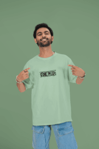 Straw Hat Pride Rainbow Crew oversized anime streetwear tee