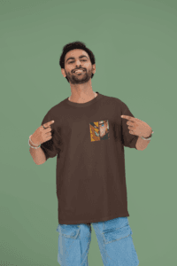 Naruto Kurama oversized anime streetwear tee