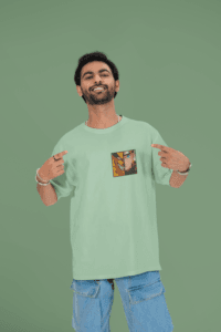 Naruto Kurama oversized anime streetwear tee