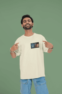 Betrayed & Broken Duality Oversized Tee | Mist & Cozy - Mist & Cozy