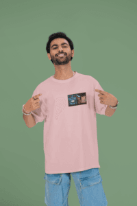 Betrayed & Broken Duality Oversized Tee | Mist & Cozy - Mist & Cozy