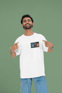 Betrayed & Broken Duality Oversized Tee | Mist & Cozy - Mist & Cozy