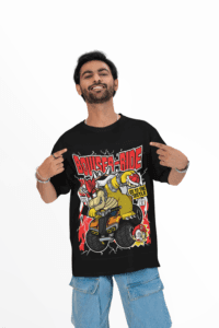 Bowser Ride Oversized Comic Tee oversized anime streetwear tee