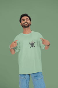Shadow Before the Storm Yonko Showdown Tee oversized anime streetwear tee