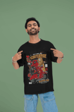 Deadpool oversized anime streetwear tee