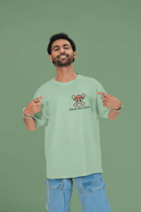Straw Hat Legacy oversized anime streetwear tee