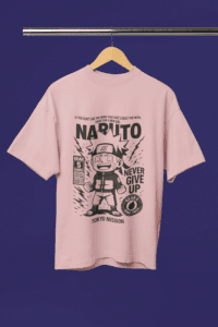 Naruto Mono Edition oversized anime streetwear tee