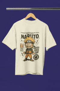 Naruto Gear 5 oversized anime streetwear tee