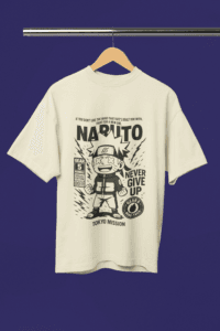 Naruto Mono Edition oversized anime streetwear tee