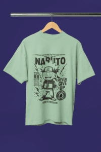 Naruto Mono Edition oversized anime streetwear tee