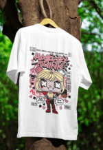 Harley Quinn oversized anime streetwear tee