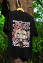 Harley Quinn oversized anime streetwear tee