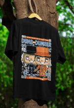 No Brains All Style Dumb and Dumber Tee oversized anime streetwear tee