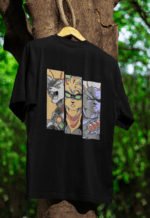 Hunt Mode Animal Fighter oversized anime streetwear tee