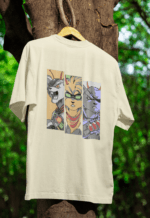 Hunt Mode Animal Fighter oversized anime streetwear tee