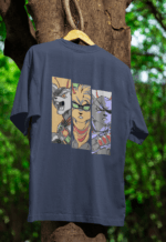 Hunt Mode Animal Fighter oversized anime streetwear tee