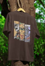 Hunt Mode Animal Fighter oversized anime streetwear tee