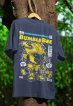 Bumblebee Recharged oversized anime streetwear tee