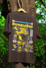 Bumblebee Recharged oversized anime streetwear tee