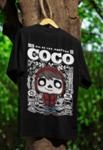 Remember Me Coco oversized anime streetwear tee