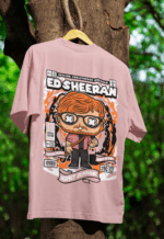 Ed Sheeran oversized anime streetwear tee