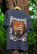 Ed Sheeran oversized anime streetwear tee