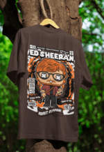 Ed Sheeran oversized anime streetwear tee