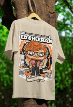 Ed Sheeran oversized anime streetwear tee