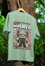 Daredevil oversized anime streetwear tee