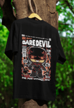 Daredevil oversized anime streetwear tee