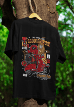 This Is How I Roll Deadpool Oversized Tee | Mist & Cozy - Mist & Cozy